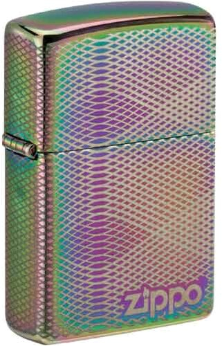 Zippo Feuerzeug Specturm gelasert Illusuion Line 8seitig gelasert