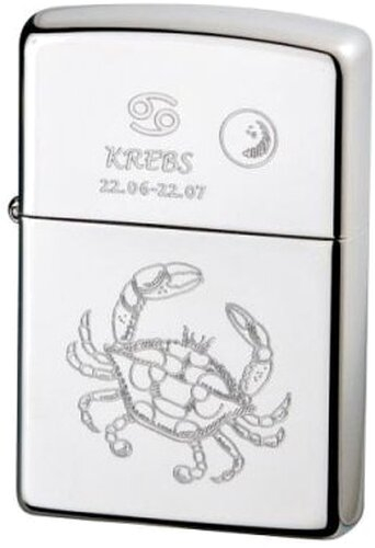 Zippo-Feuerzeug Sternzeichen Krebs Zippo-Feuerzeug Sternzeichen Krebs