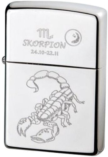 Zippo-Feuerzeug Sternzeichen Skorpion