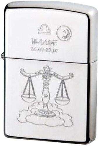 Zippo-Feuerzeug Sternzeichen Waage