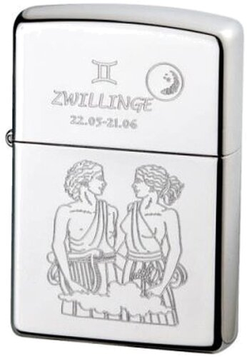 Zippo-Feuerzeug Sternzeichen Zwillinge