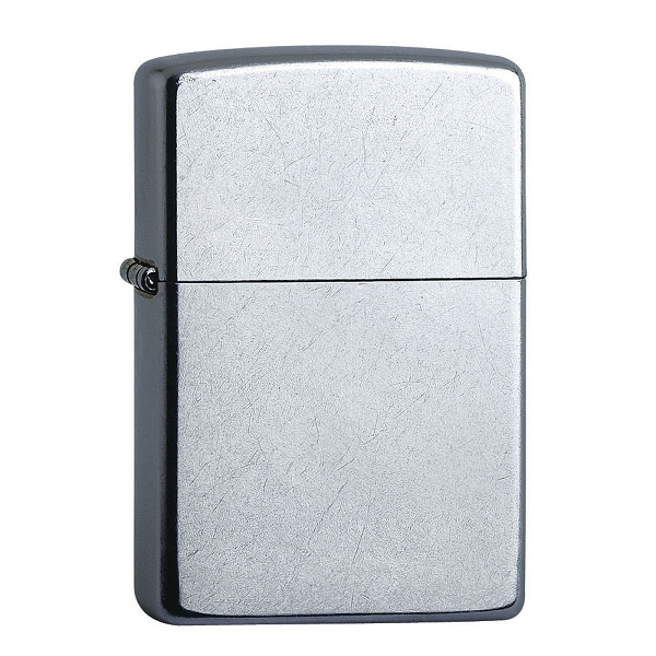 Zippo-Feuerzeug Street Chrom Breit Zippo-Feuerzeug Street Chrom Breit