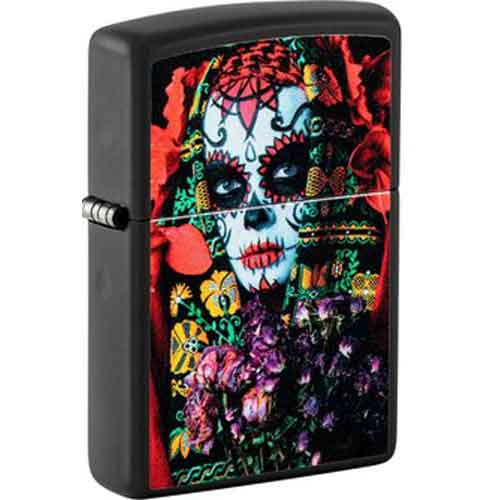 Zippo Feuerzeug Sugar Skull Woman Zippo Feuerzeug Sugar Skull Woman