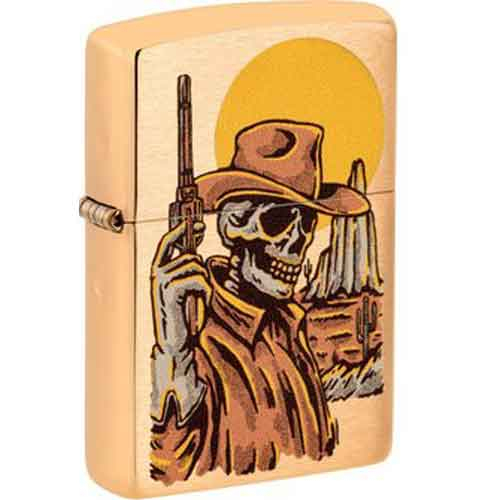 Zippo Feuerzeug Wild West Skeleton Zippo Feuerzeug Wild West Skeleton