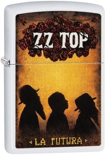 Zippo Feuerzeug ZZ Top Weiß/Gelb Zippo Feuerzeug ZZ Top Weiß/Gelb