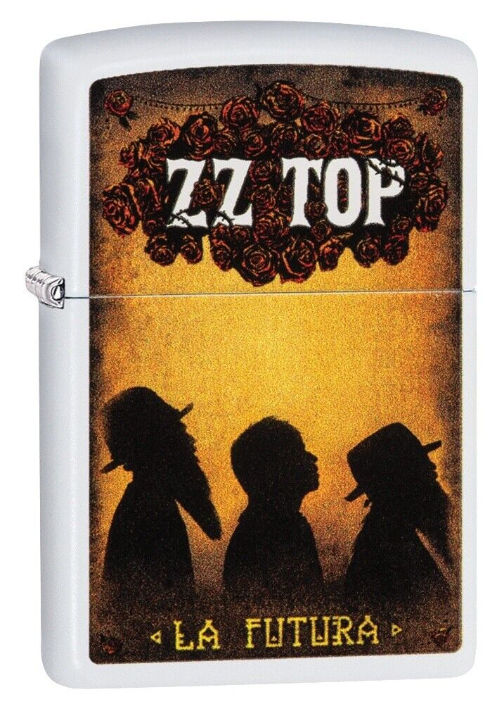 Zippo Feuerzeug ZZ Top Weiß/Gelb Zippo Feuerzeug ZZ Top Weiß/Gelb