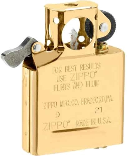 ZIPPO Pfeifeneinsatz Benzin messing poliert