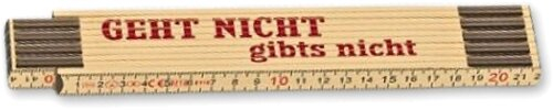 Zollstock Meterstab - Geht nicht gibts nicht