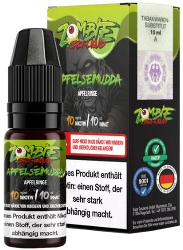 Zombie Nikotinsalz Liquid ApfelSeiMudda 10mg Zombie Nikotinsalz Liquid ApfelSeiMudda 10mg