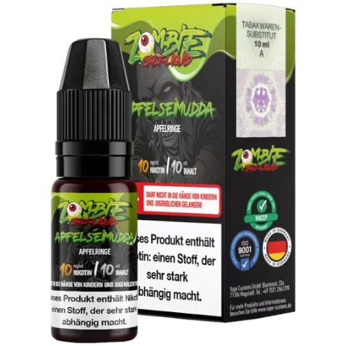 Zombie Nikotinsalz Liquid ApfelSeiMudda 10mg Zombie Nikotinsalz Liquid ApfelSeiMudda 10mg