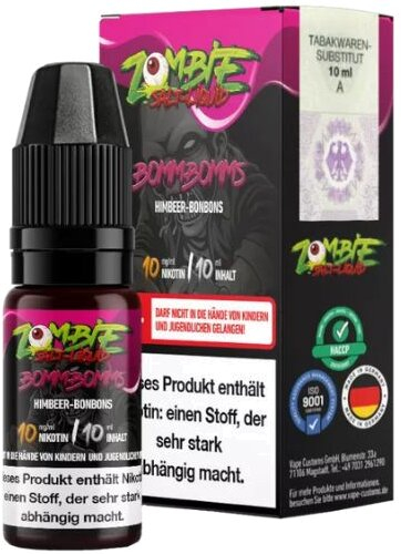 Zombie Nikotinsalz Liquid Bommbomms 10mg Zombie Nikotinsalz Liquid Bommbomms 10mg