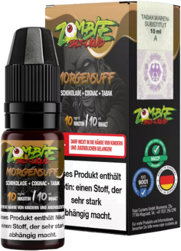 Zombie Nikotinsalz Liquid Morgensuff 10mg Zombie Nikotinsalz Liquid Morgensuff 10mg