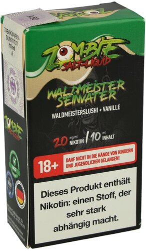 Zombie Nikotinsalz Liquid Waldmeister SeinVater 20mg Zombie Nikotinsalz Liquid Waldmeister SeinVater 20mg