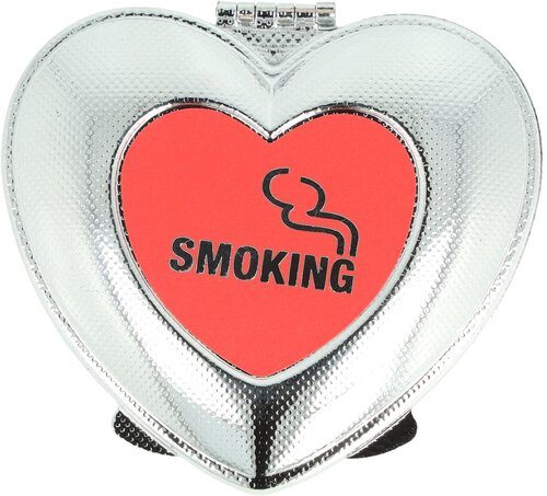 Zorr Heart Taschenascher SMOKING Rot