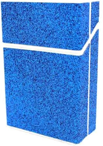 Zorr Zigarettenbox Kunststoff Glitter Blau Zorr Zigarettenbox Kunststoff Glitter Blau