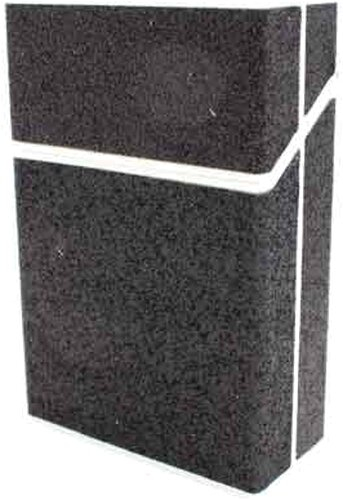 Zorr Zigarettenbox Kunststoff Glitter Schwarz