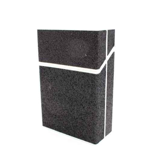 Zorr Zigarettenbox Kunststoff Glitter Schwarz Zorr Zigarettenbox Kunststoff Glitter Schwarz