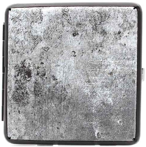 Zorr Zigarettenetui Kunstleder Stone-Design 20er grau