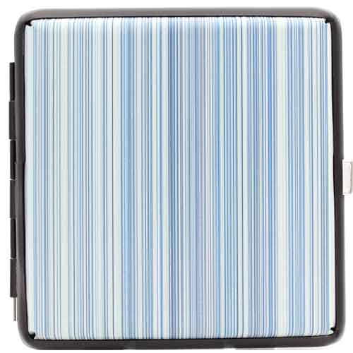 Zorr Zigarettenetui Stripes blau 20er Zorr Zigarettenetui Stripes blau 20er