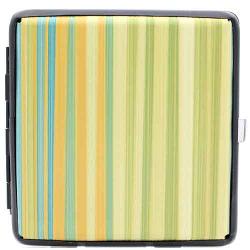 Zorr Zigarettenetui Stripes gelb 20er Zorr Zigarettenetui Stripes gelb 20er