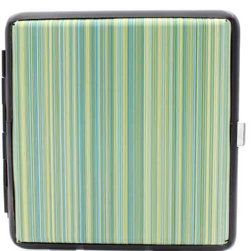Zorr Zigarettenetui Stripes grün 20er Zorr Zigarettenetui Stripes grün 20er