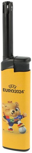 Zorro Mini BBQ UEFA Mascottchen Stabfeuerzeug Euro 2024 Gelb Zorro Mini BBQ UEFA Mascottchen Stabfeuerzeug Euro 2024 Gelb
