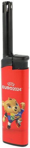 Zorro Mini BBQ UEFA Mascottchen Stabfeuerzeug Euro 2024 Rot Zorro Mini BBQ UEFA Mascottchen Stabfeuerzeug Euro 2024 Rot