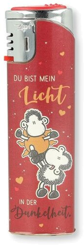 Zorro Sheepworld Heart Du bist mein Licht Feuerzeug 1v6