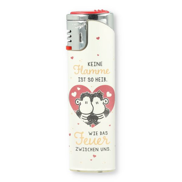 Zorro Sheepworld Heart Keine Flamme ist so heiß, Feuerzeug 2v6
