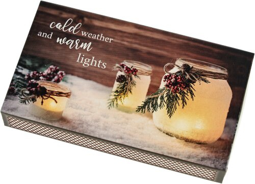 Zündhölzer Modern Winter 1x45 Stück cold weather and warm lights