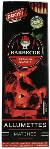 Zündhölzer Prof Outdoor Barbecue 1x40 Stück