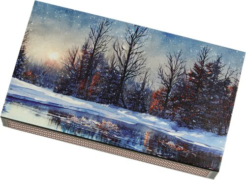 Zündhölzer Winter Landscape 1x45 Stück See Zündhölzer Winter Landscape 1x45 Stück See