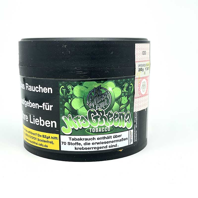 187 Mrs Greens 200g Shisha Tabak 187 Mrs Greens 200g Shisha Tabak