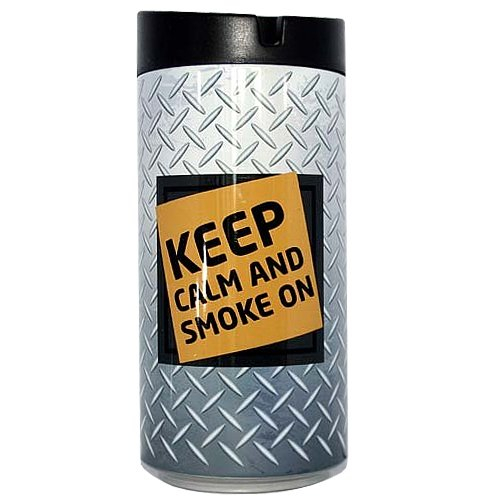 Aschenbecher fürs Auto Keep Calm Silber-Grau Aschenbecher fürs Auto Keep Calm Silber-Grau