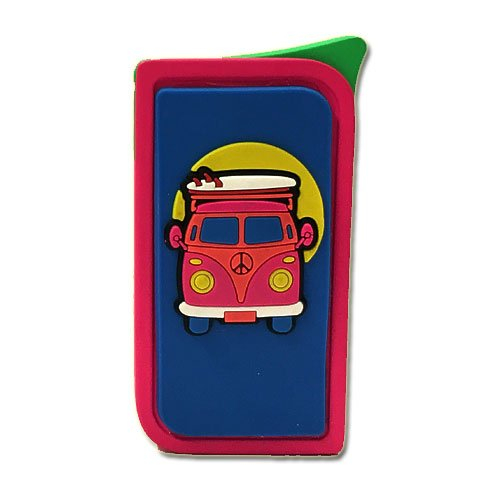 Atomic Neon Bully VW-Bus Blau-Pink Feuerzeug Atomic Neon Bully VW-Bus Blau-Pink Feuerzeug