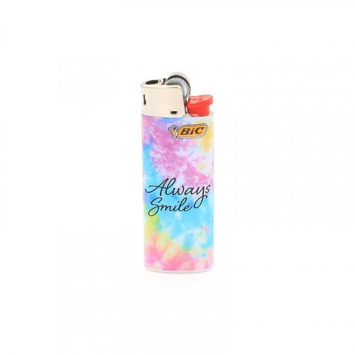BIC Feuerzeug Mini Tie Dye ALWAYS SMILE BIC Feuerzeug Mini Tie Dye ALWAYS SMILE