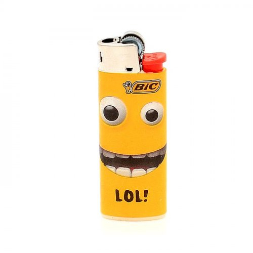 BIC Feuerzeug Mini Yellow Mouth LOL! BIC Feuerzeug Mini Yellow Mouth LOL!
