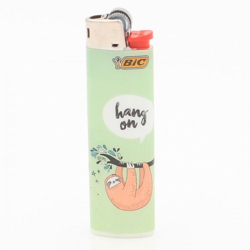 BIC Feuerzeug Slim Faultier Hang On 6v8 BIC Feuerzeug Slim Faultier Hang On 6v8