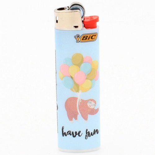 BIC Feuerzeug Slim Faultier Have Fun 5v8 BIC Feuerzeug Slim Faultier Have Fun 5v8