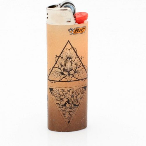 BIC Feuerzeug Tatto Lotus und Dreieck 7v8 BIC Feuerzeug Tatto Lotus und Dreieck 7v8