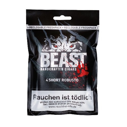 Beast Short Robusto Zigarre 4 Stk. Beast Short Robusto Zigarre 4 Stk.
