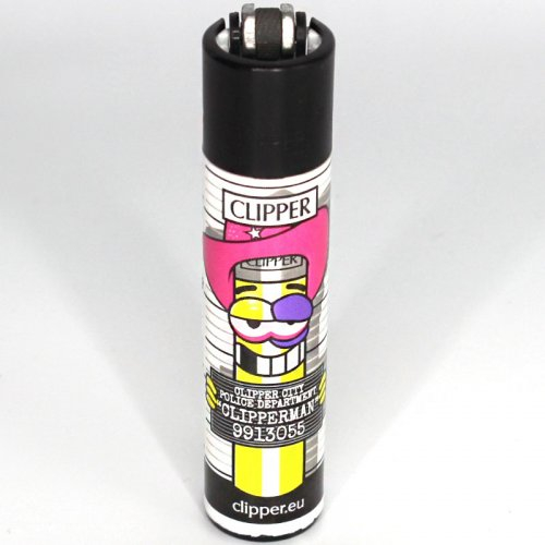 Clipper Feuerzeug Clipper Man 1 1v4 mit Rosa Cowboy Hut Clipper Feuerzeug Clipper Man 1 1v4 mit Rosa Cowboy Hut