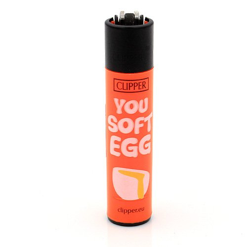 Clipper Feuerzeug Denglish 5 - 4v4 YOU SOFT EGG Clipper Feuerzeug Denglish 5 - 4v4 YOU SOFT EGG