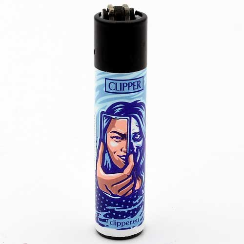 Clipper Feuerzeug Digital World - 4v4 TWO FACE Clipper Feuerzeug Digital World - 4v4 TWO FACE