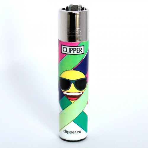 Clipper Feuerzeug EmojiMix2 Cool Smiley - 2/4 Clipper Feuerzeug EmojiMix2 Cool Smiley - 2/4