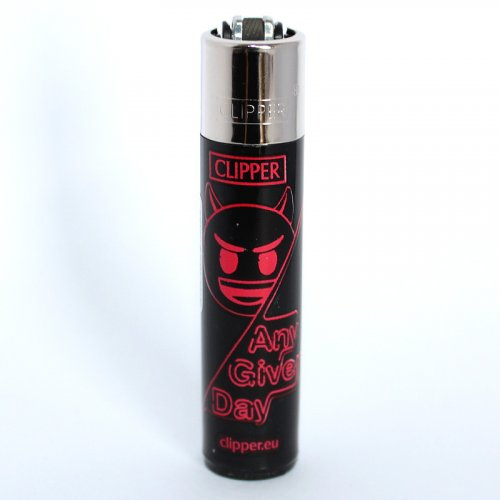Clipper Feuerzeug EmojiMix3 Any giver Day Rot - 3/4 Clipper Feuerzeug EmojiMix3 Any giver Day Rot - 3/4