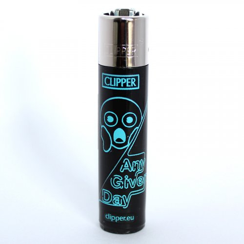 Clipper Feuerzeug EmojiMix3 Any giver Day blau - 4/4 Clipper Feuerzeug EmojiMix3 Any giver Day blau - 4/4