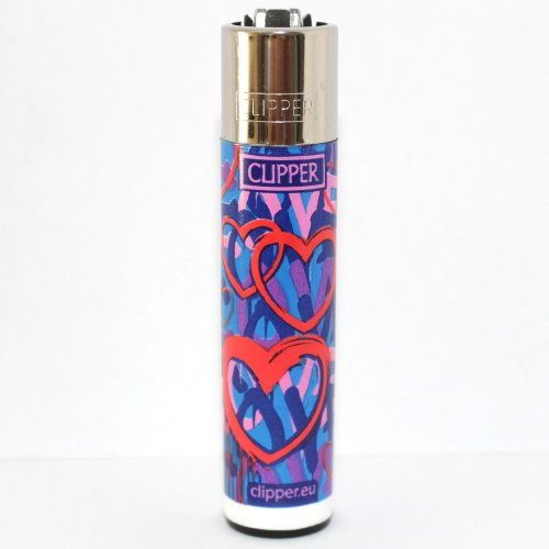 Clipper Feuerzeug Herzen Herzringe - 4v4 Clipper Feuerzeug Herzen Herzringe - 4v4