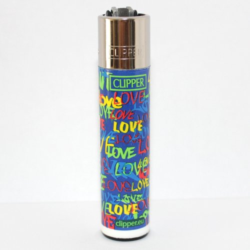 Clipper Feuerzeug Herzen Love Design - 1v4 Clipper Feuerzeug Herzen Love Design - 1v4
