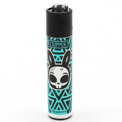 Clipper Feuerzeug Skulls 17 - 4v4 Grün Hase Clipper Feuerzeug Skulls 17 - 4v4 Grün Hase